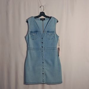 "C'EST TOI DENIM JEAN DRESS